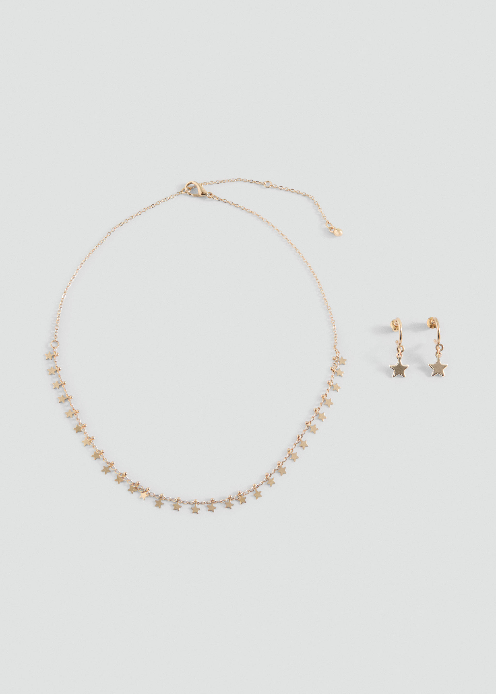 项链和耳环套装 - null