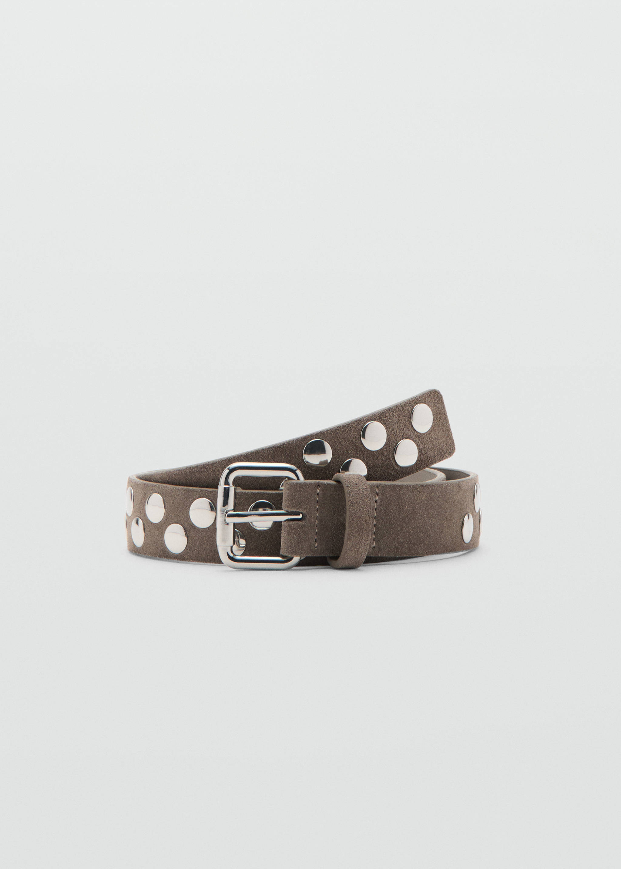 Suede belt with studs - Article without model