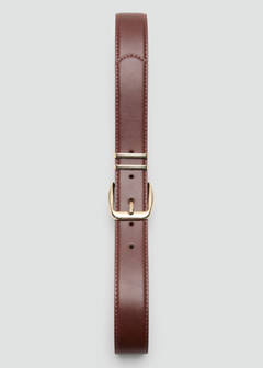 Square buckle belt — Brown 4