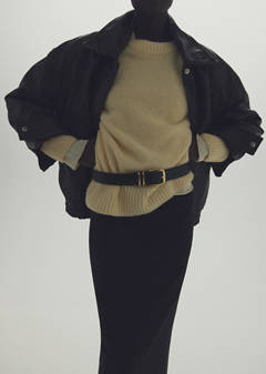 Square buckle belt — Black 1