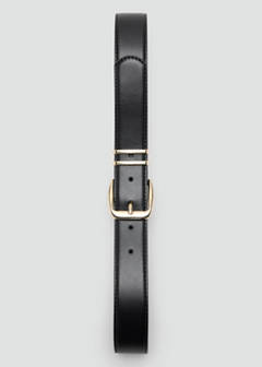 Square buckle belt — Black 6