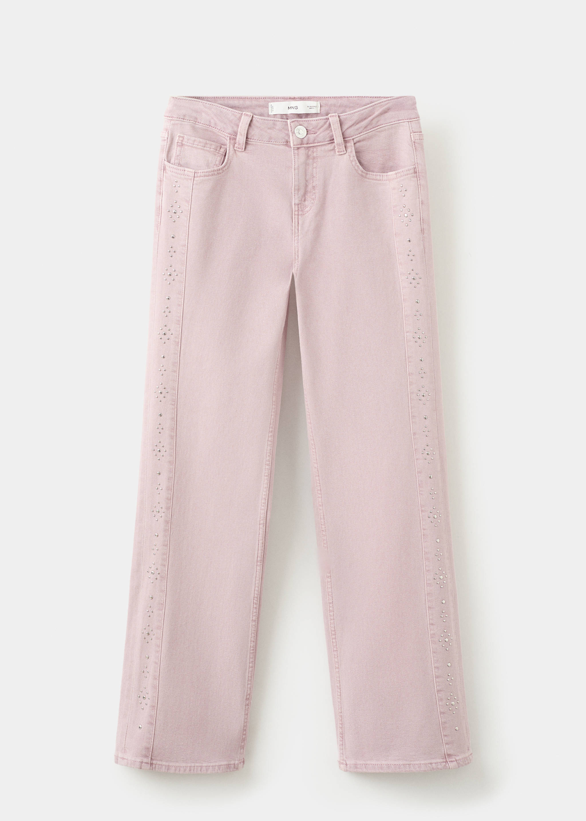 Low-waist studded jeans - Article without model