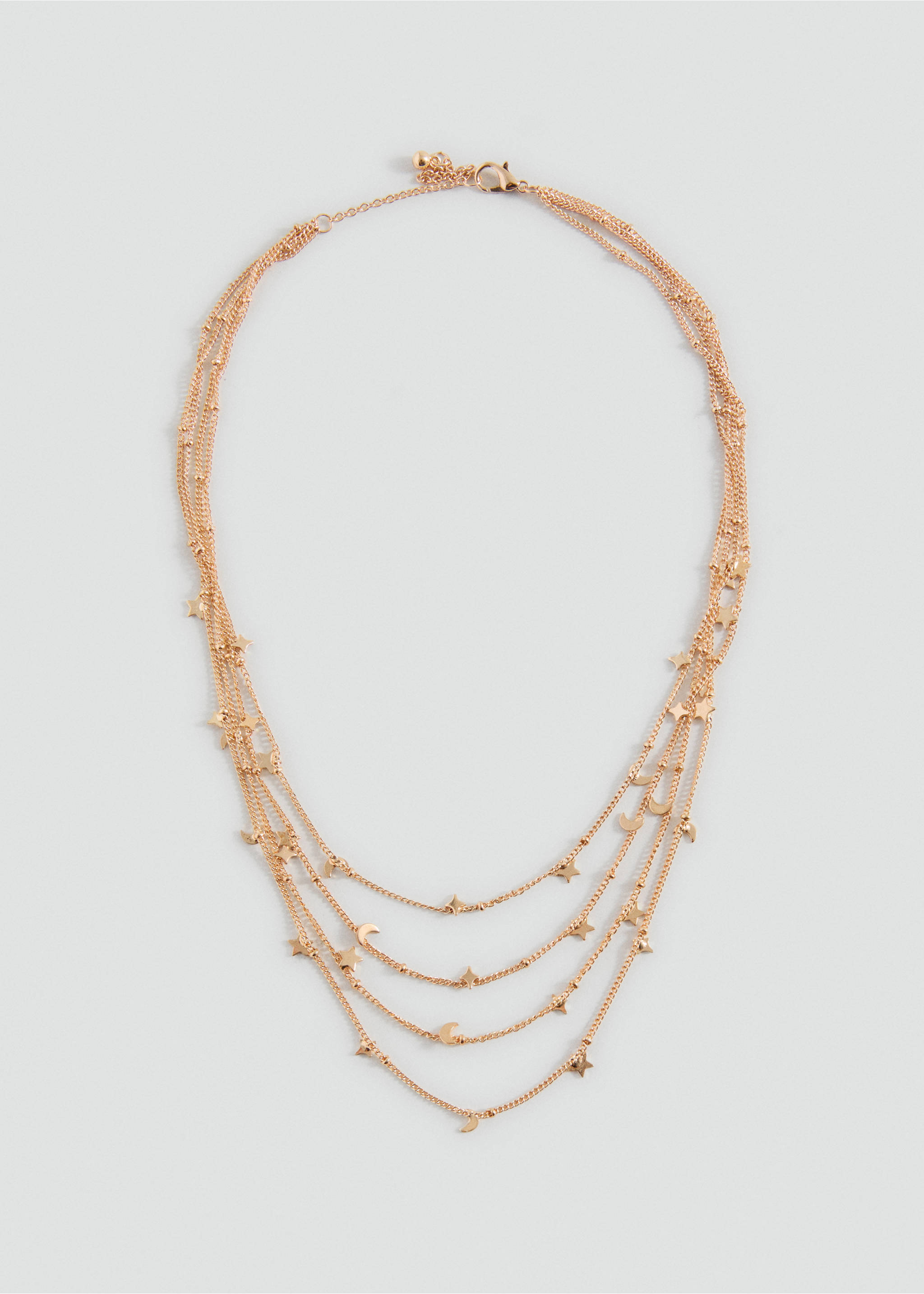 Multiple chain necklace - Article without model, Gold. Ref: 27021223-00.