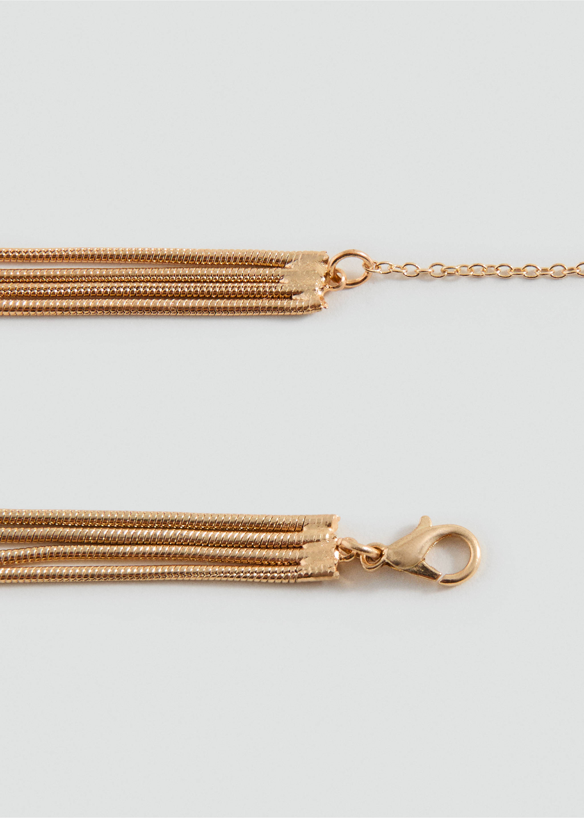 Multiple pendant necklace - Details of the article 1, Gold. Ref: 27021226-00.