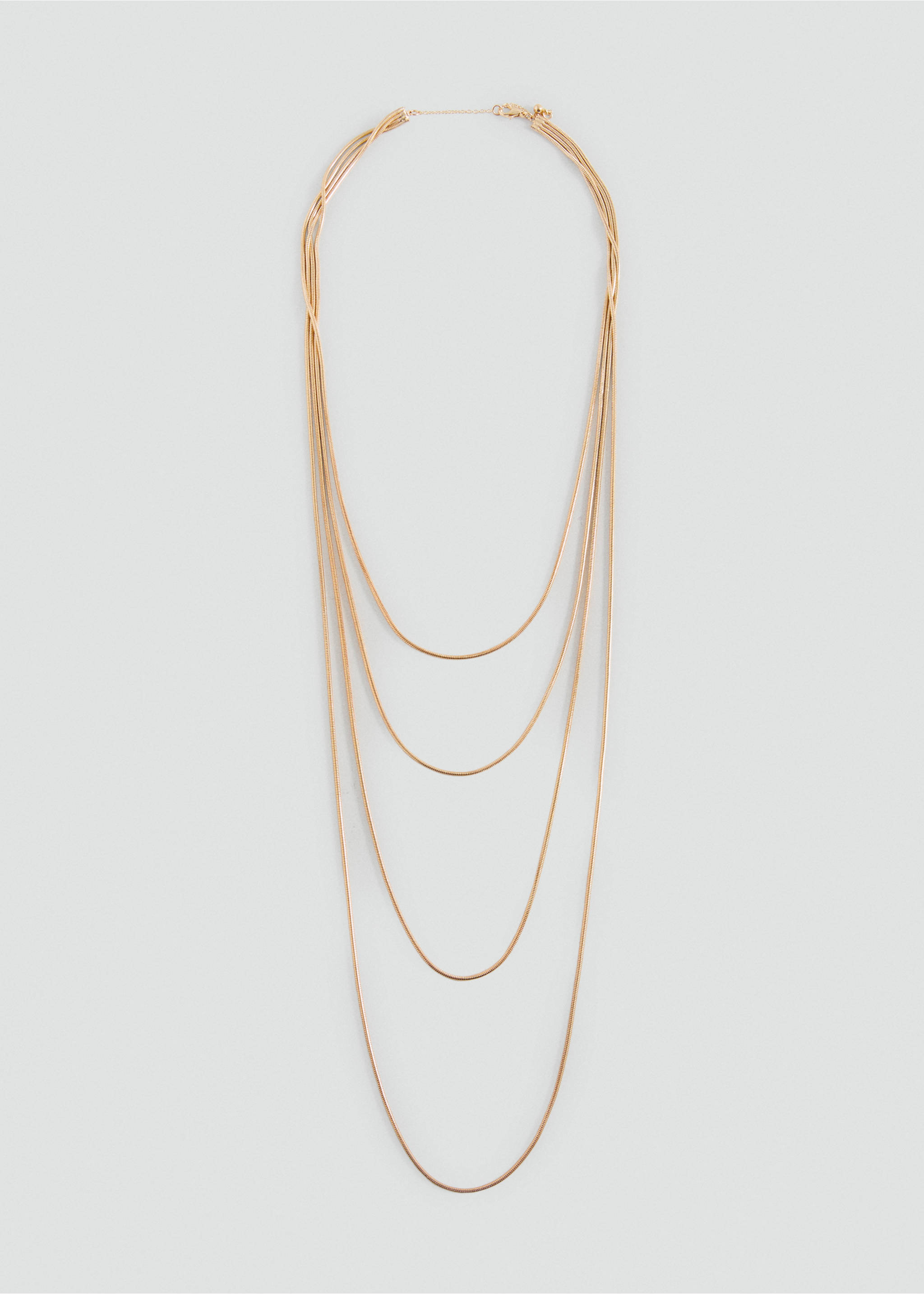 Multiple pendant necklace - Article without model, Gold. Ref: 27021226-00.