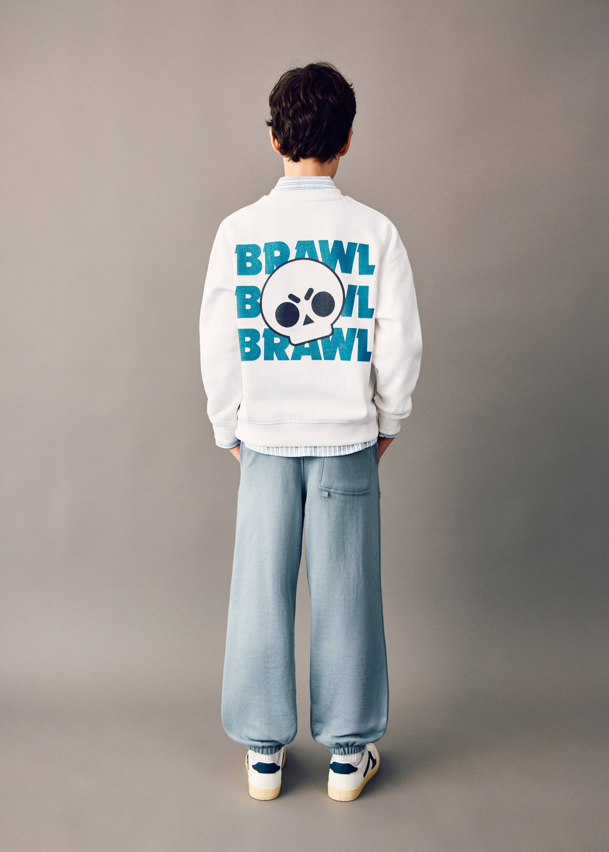 Pantalones jogger algodón - Plano medio