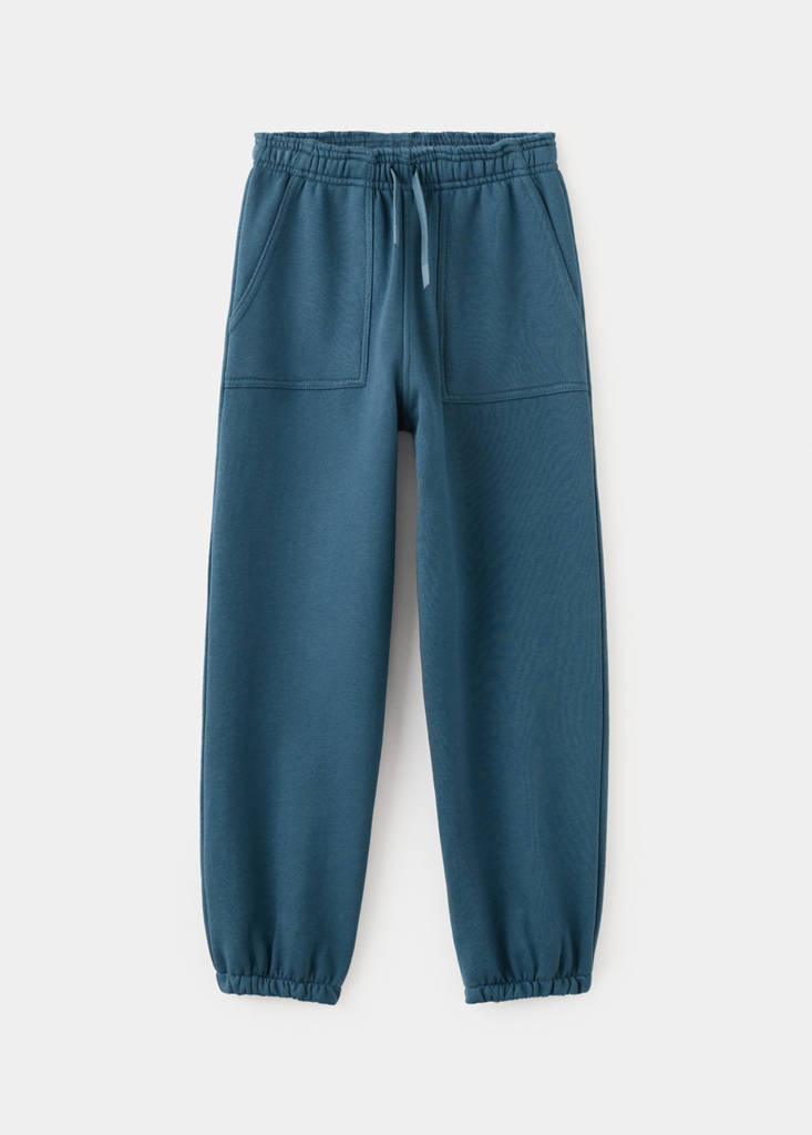 MANGO KIDS - Pantalon jogger coton bleu nuit - 9 - Garçon