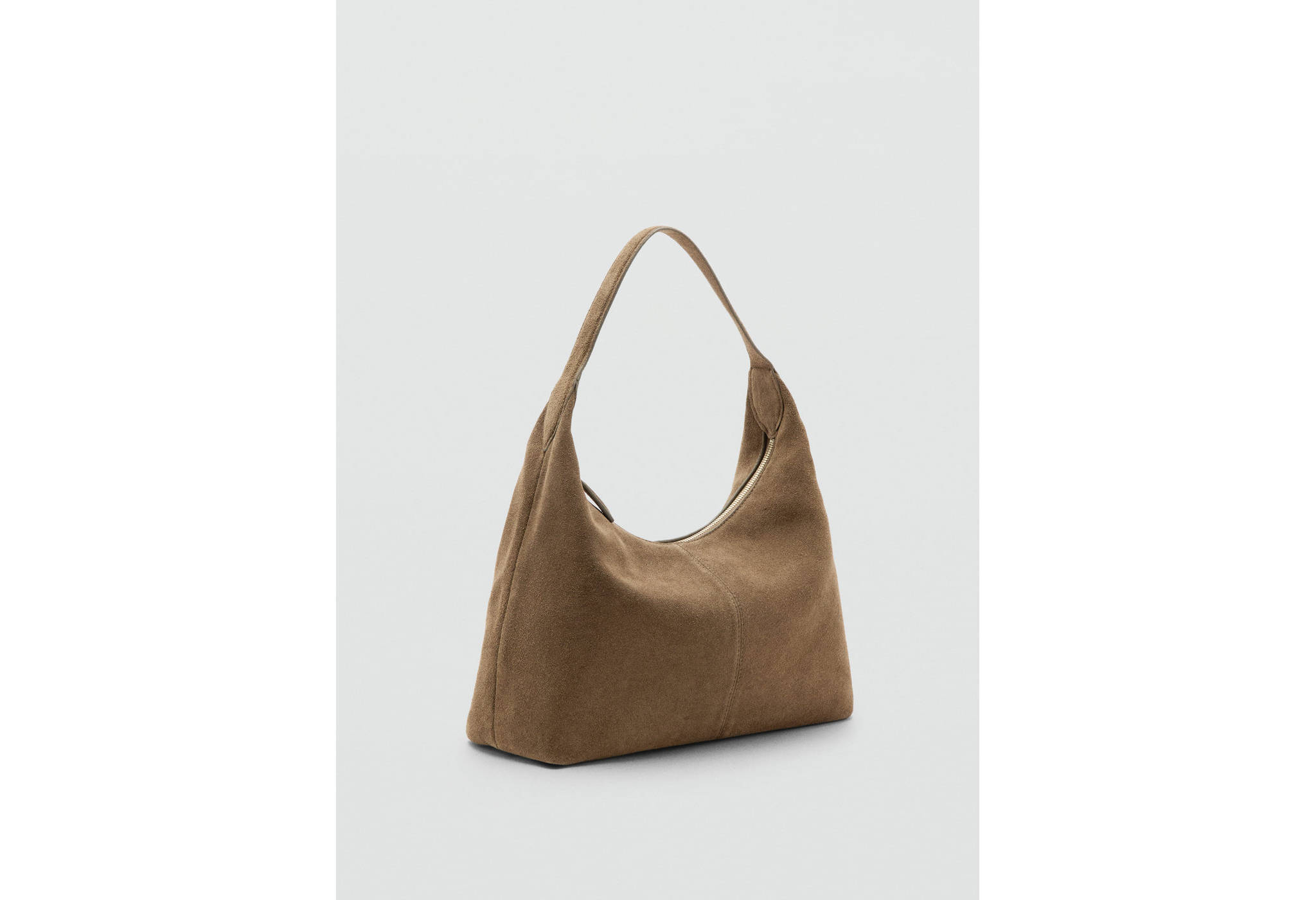 스웨이드 스티칭 숄더 백 - 상품 내역: 6