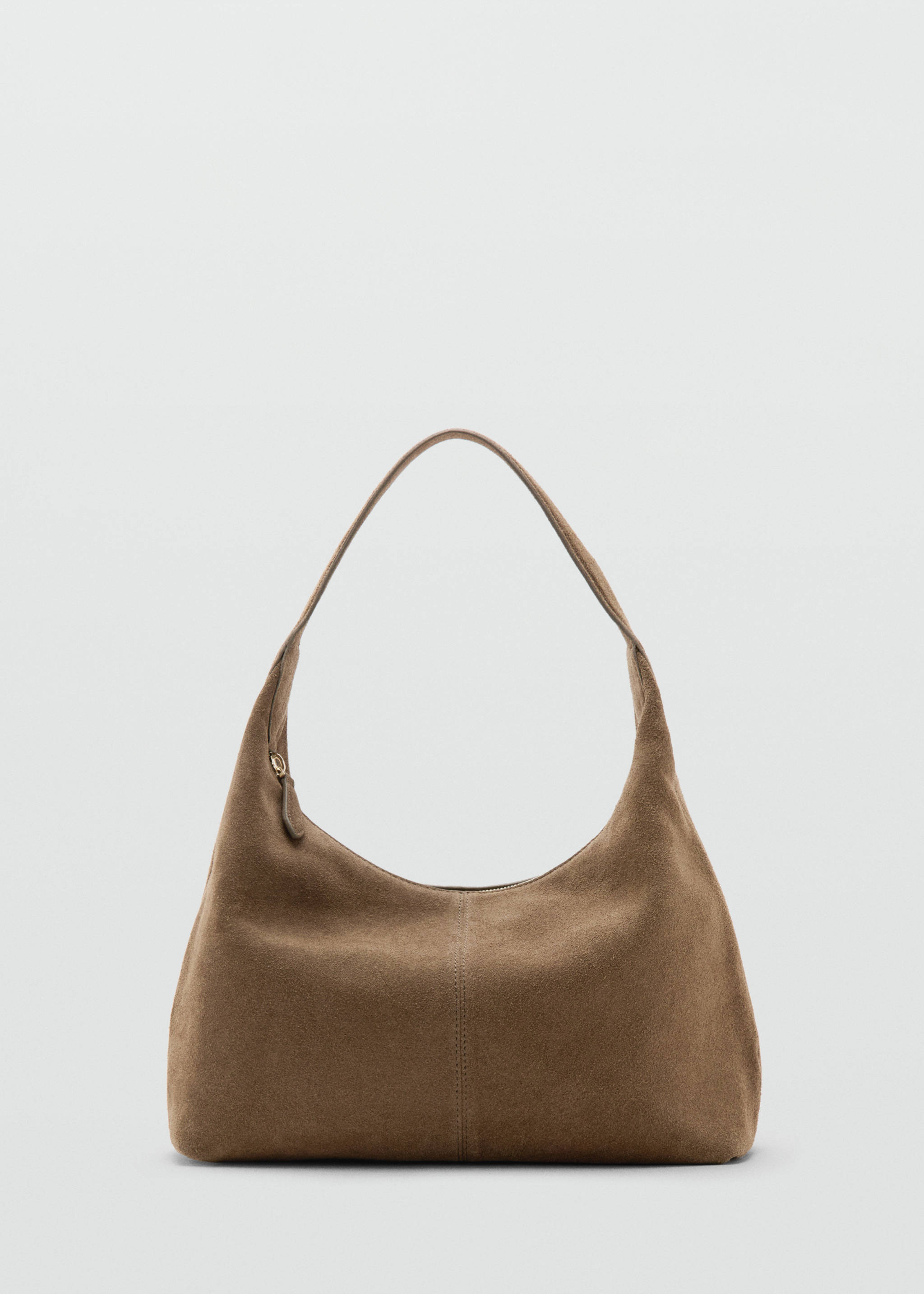 Sac porté épaule en daim surpiqûre - Article sans modèle