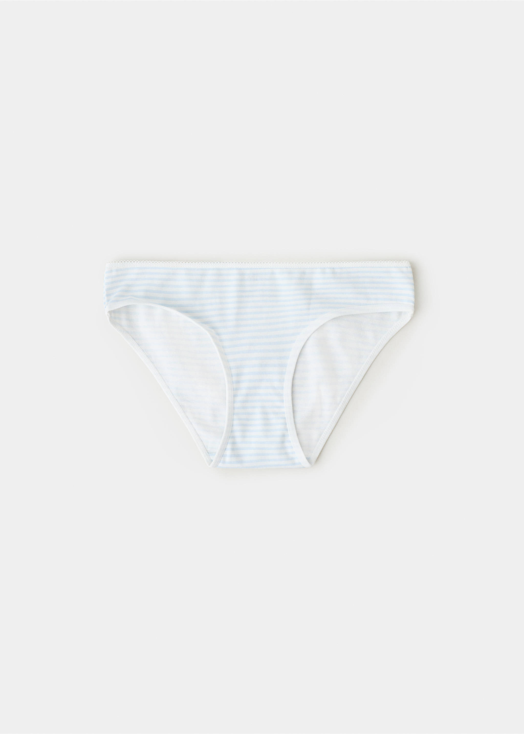3 pack cotton panties - Details of the article 8, Sky Blue. Ref: 27021234-00.