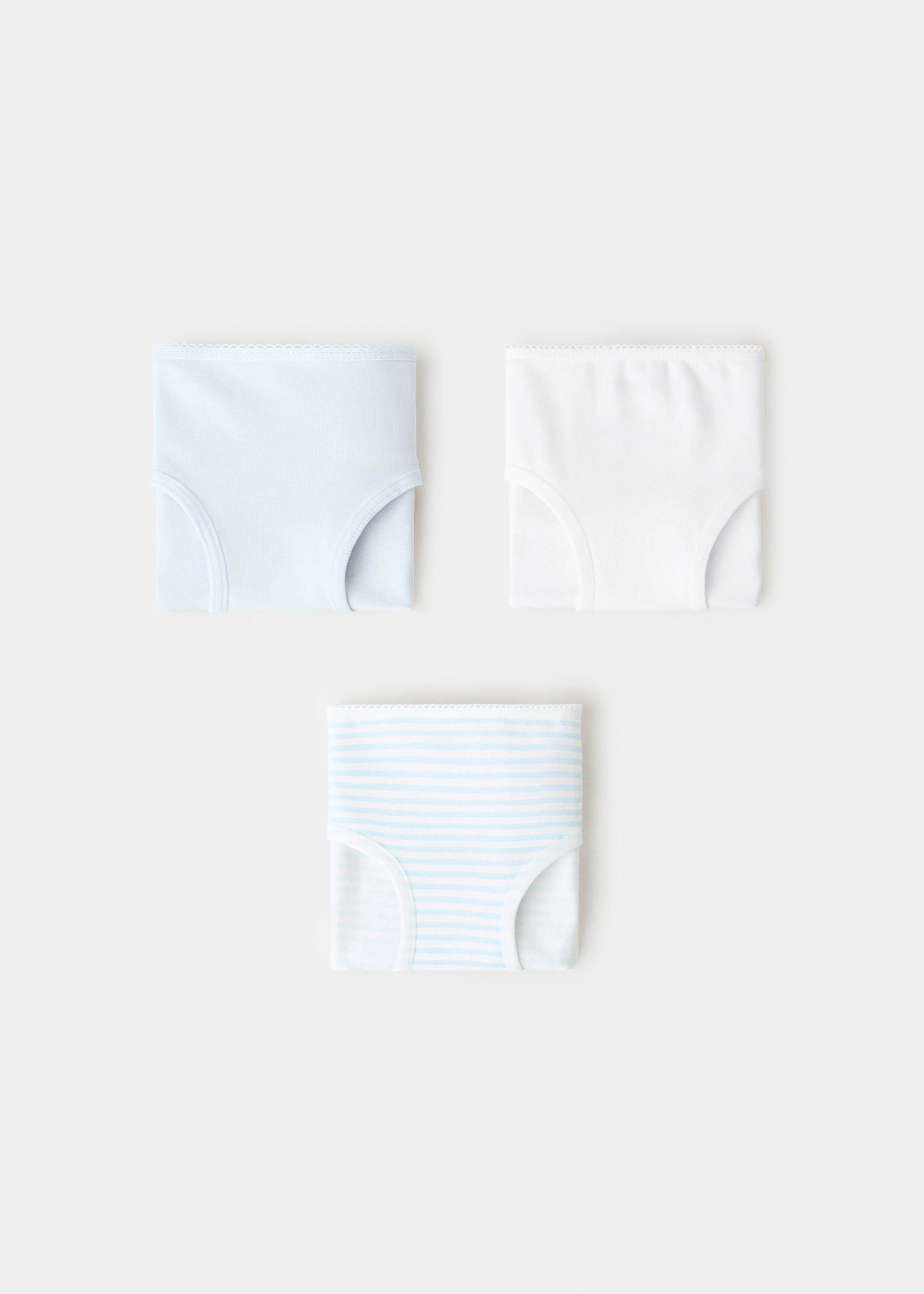 Pack 3 braguitas algodón - Artículo sin modelo