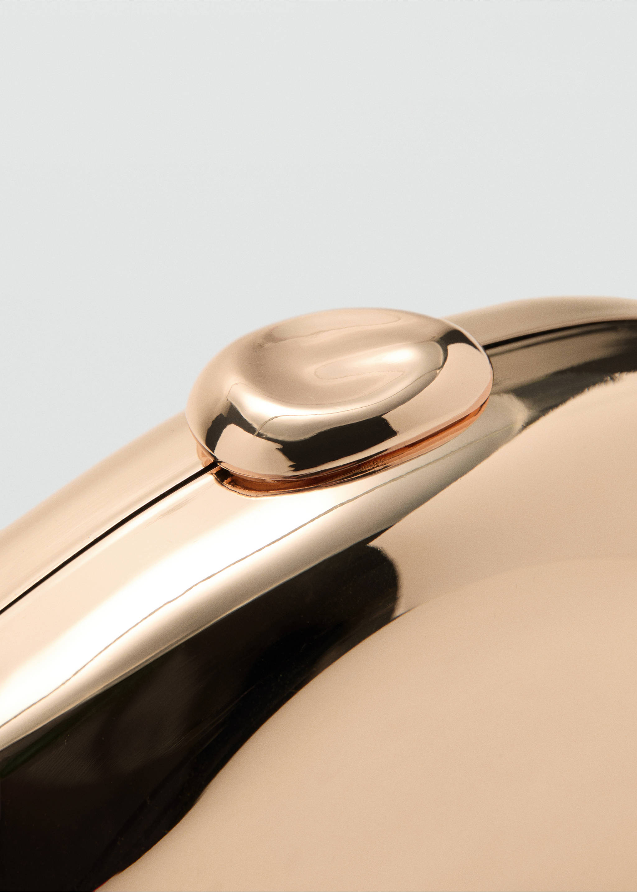 椭圆形手拿包 - null, 金黄色. Ref: 27021239-00.