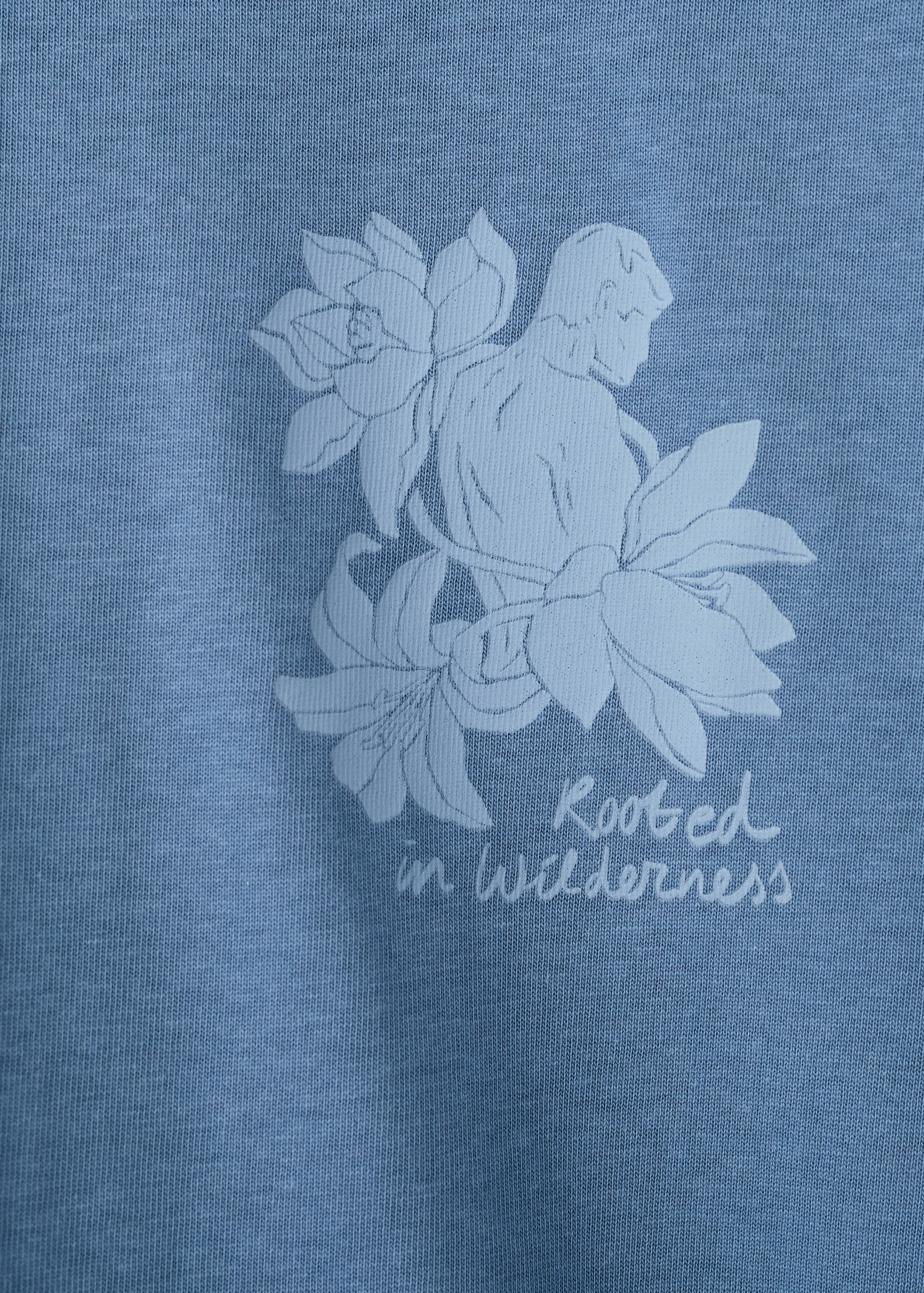 100% cotton t-shirt text - Details of the article 0