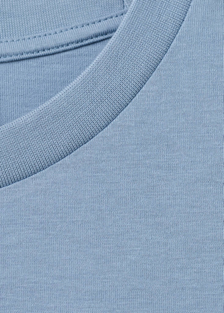 Slim-fit short-sleeved t-shirt — Sky Blue