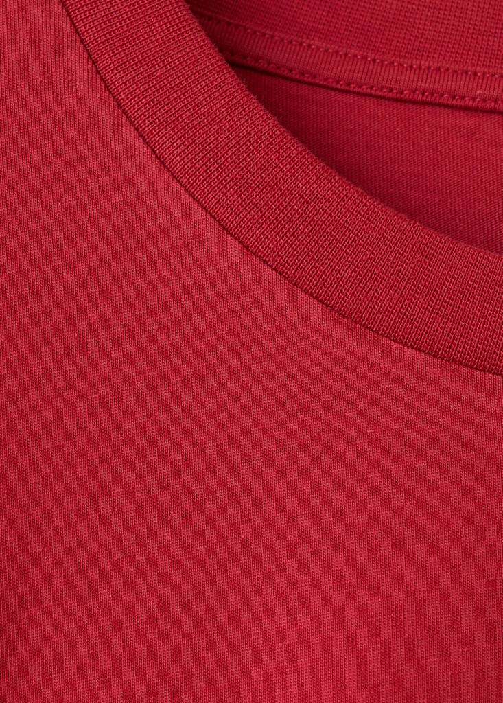 Slim-fit short-sleeved t-shirt — Red