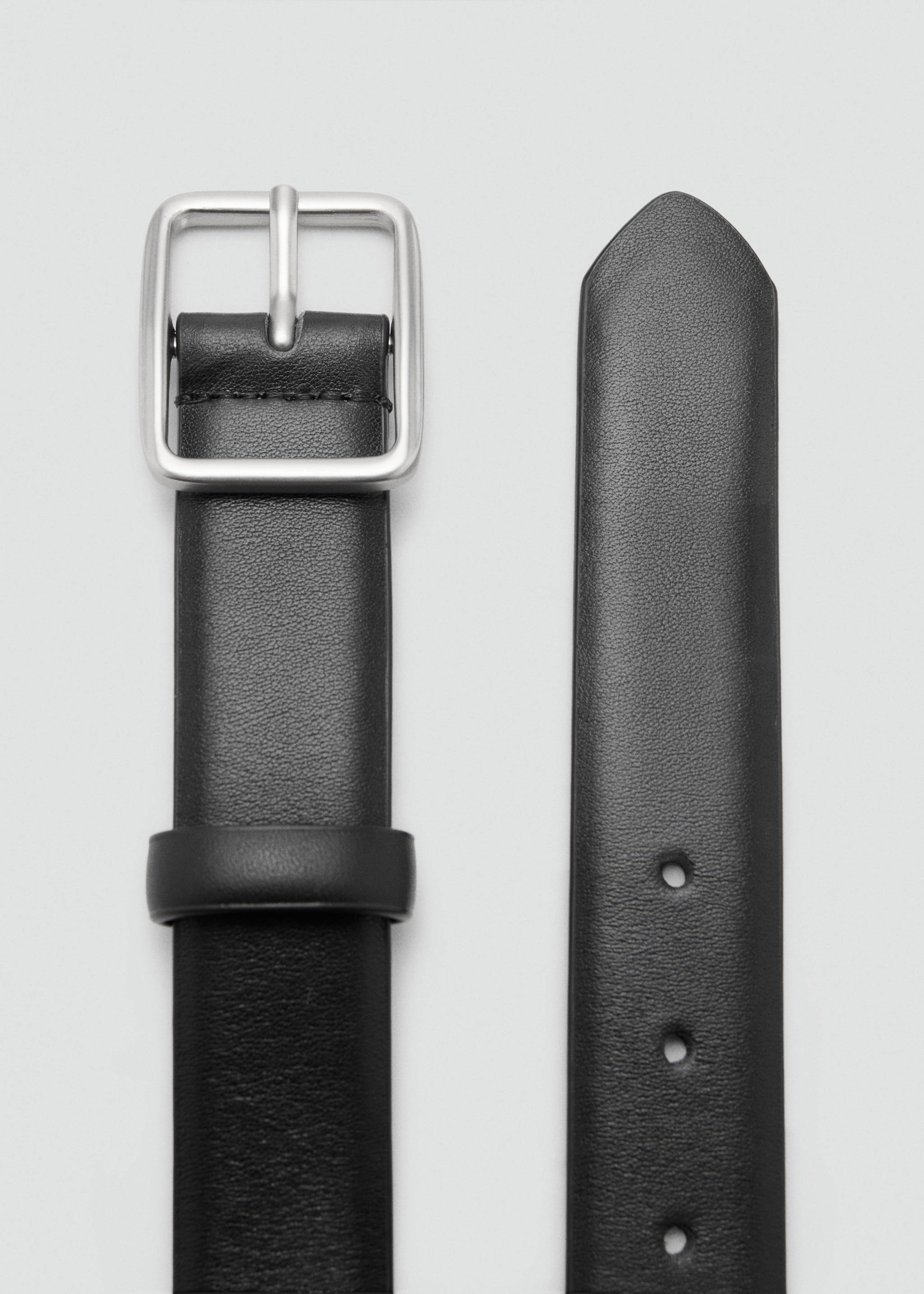 Ремень 100% кожа - Средний план