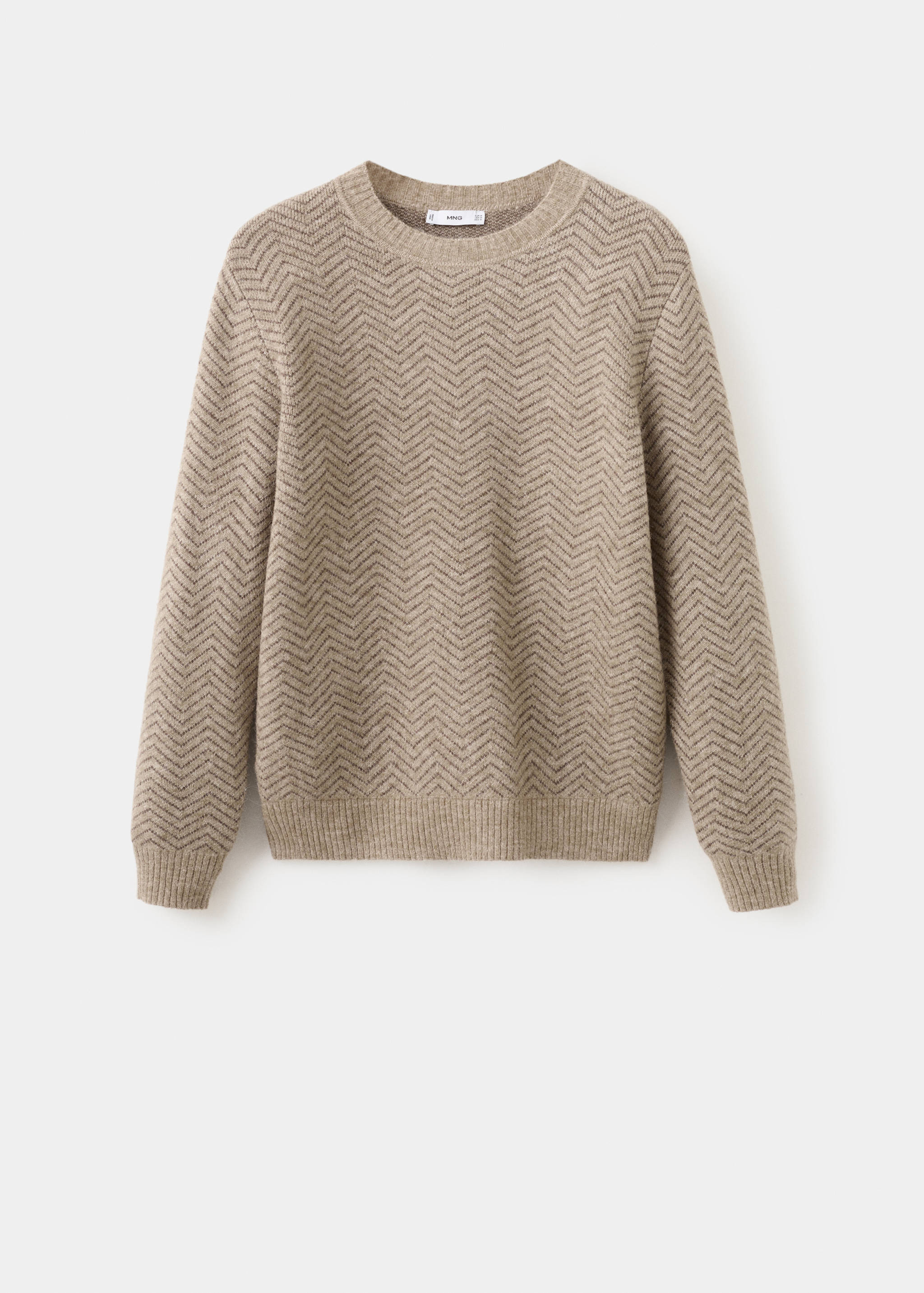 Pull-over en maille à rayures - Article sans modèle