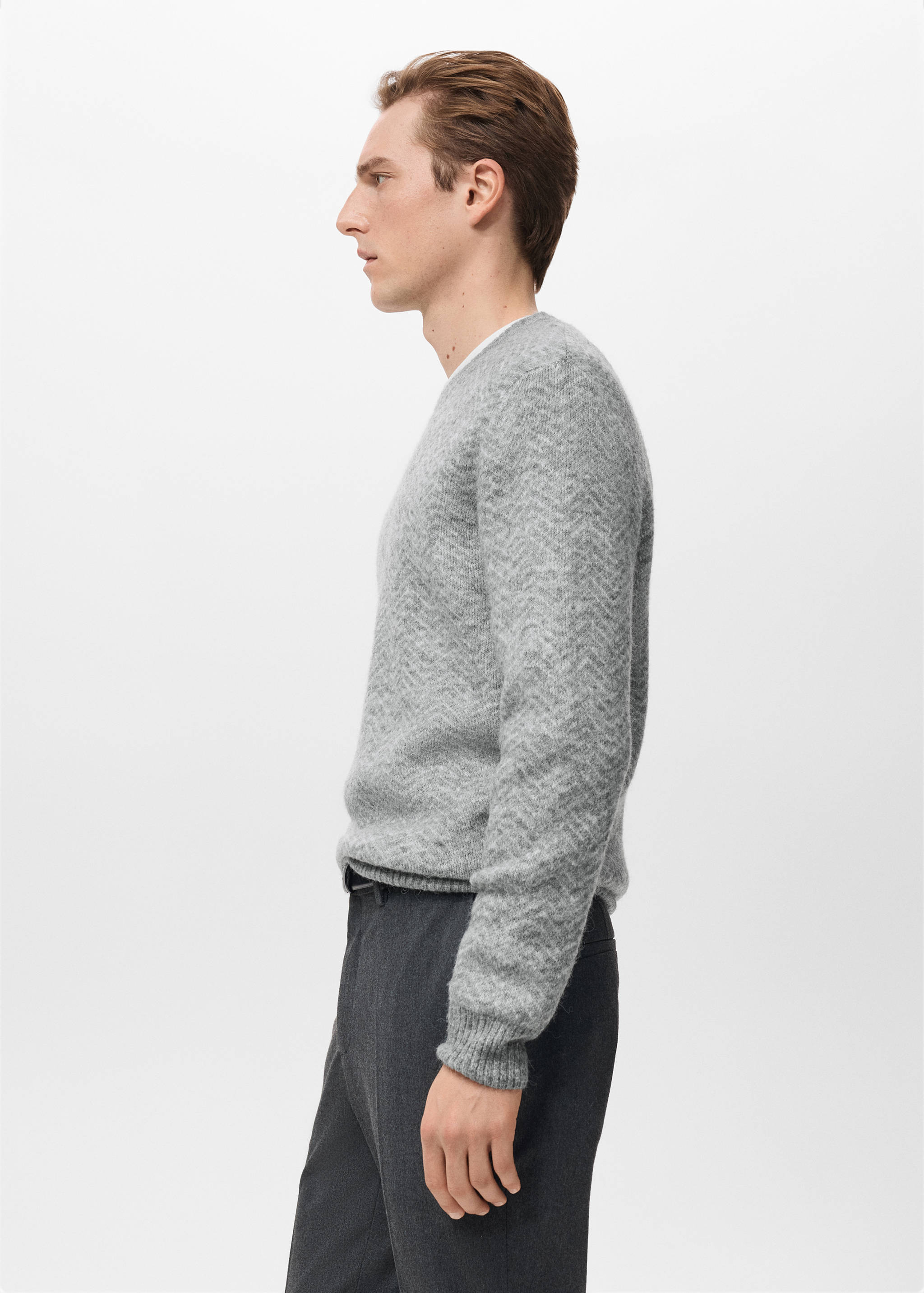 Knit striped sweater - Details of the article 2