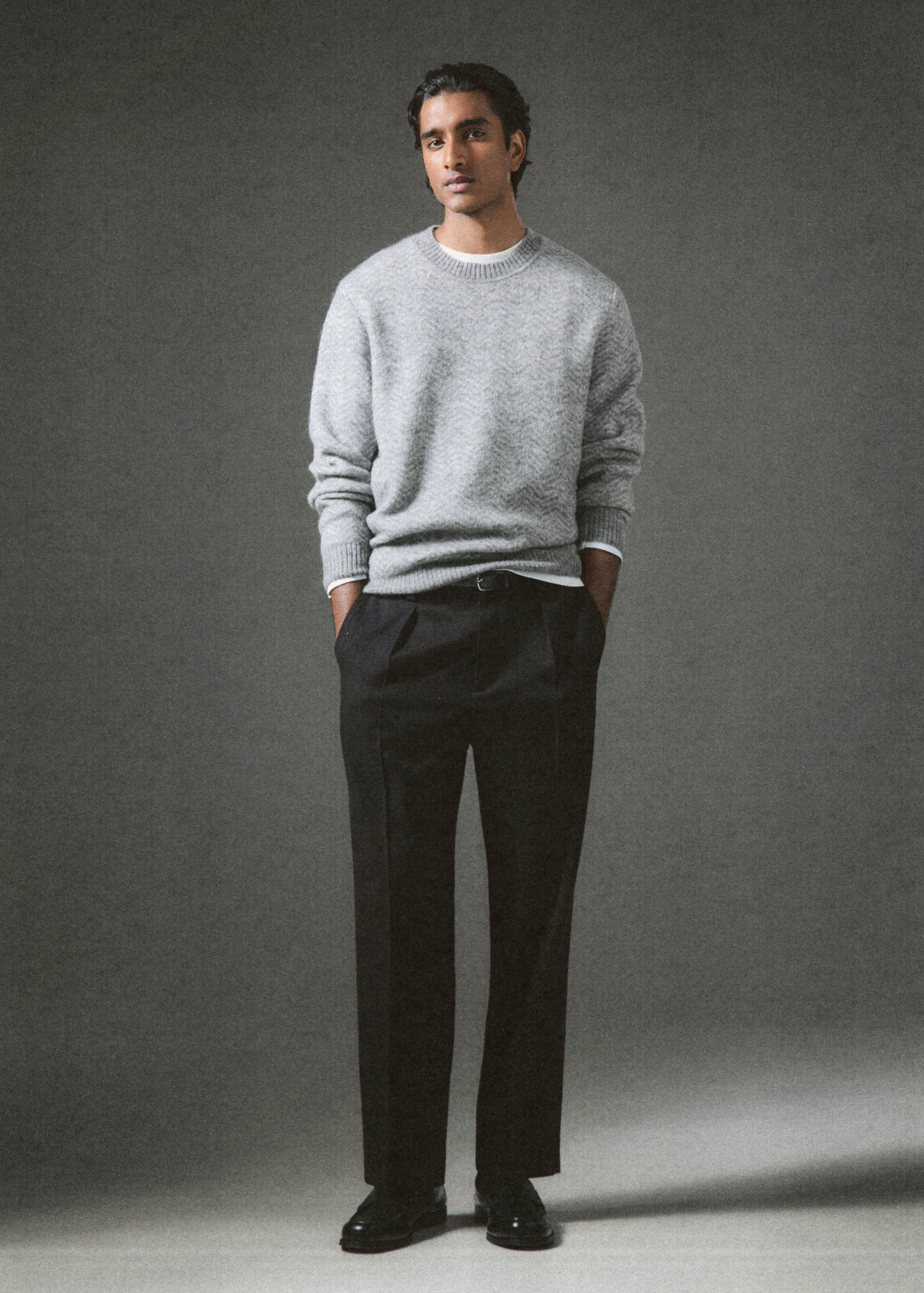 Knit striped sweater - Details of the article 3