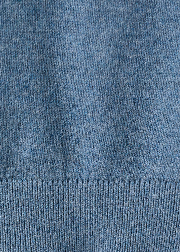 Perkins-neck sweater — Blue