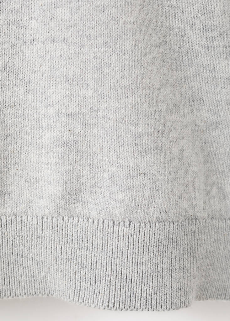 Perkins-neck sweater — Medium Heather Grey