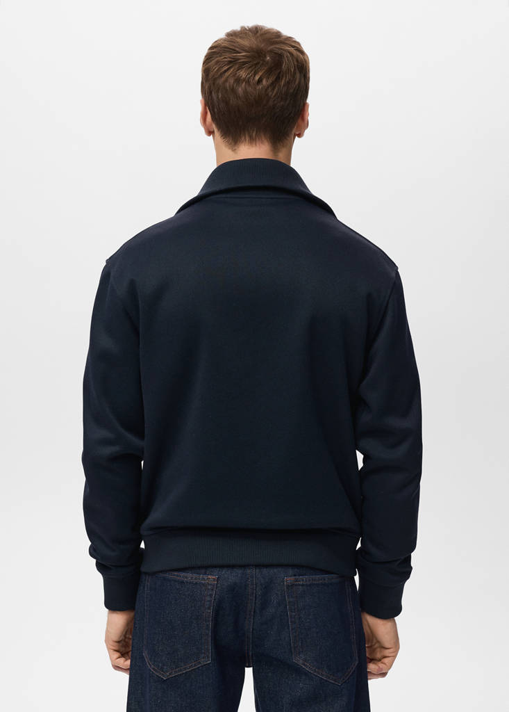 Zip sweatshirt — Navy