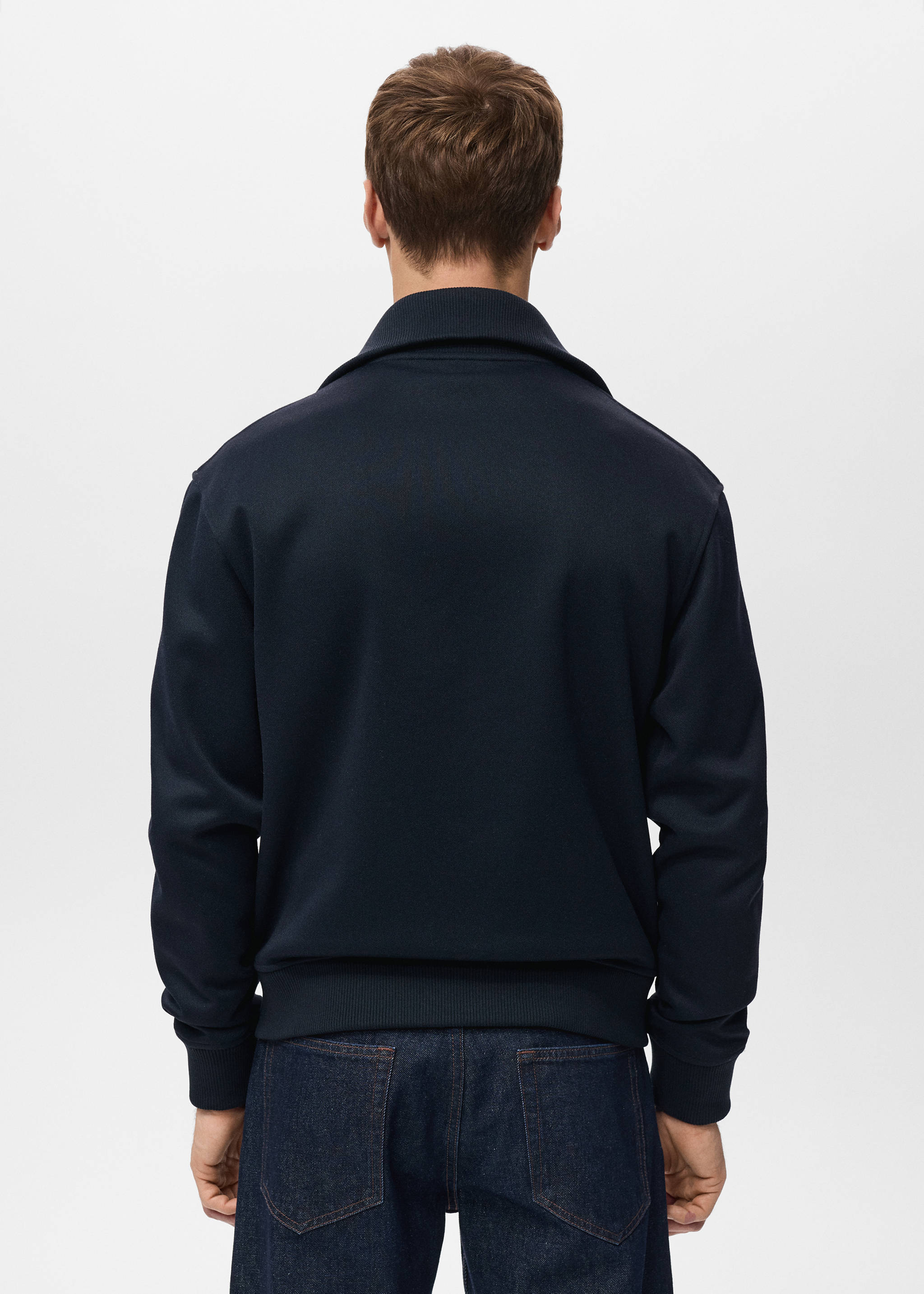 Sudadera cremallera - Reverso del artículo