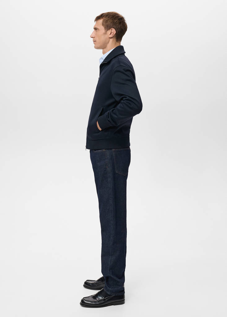 Zip sweatshirt — Navy