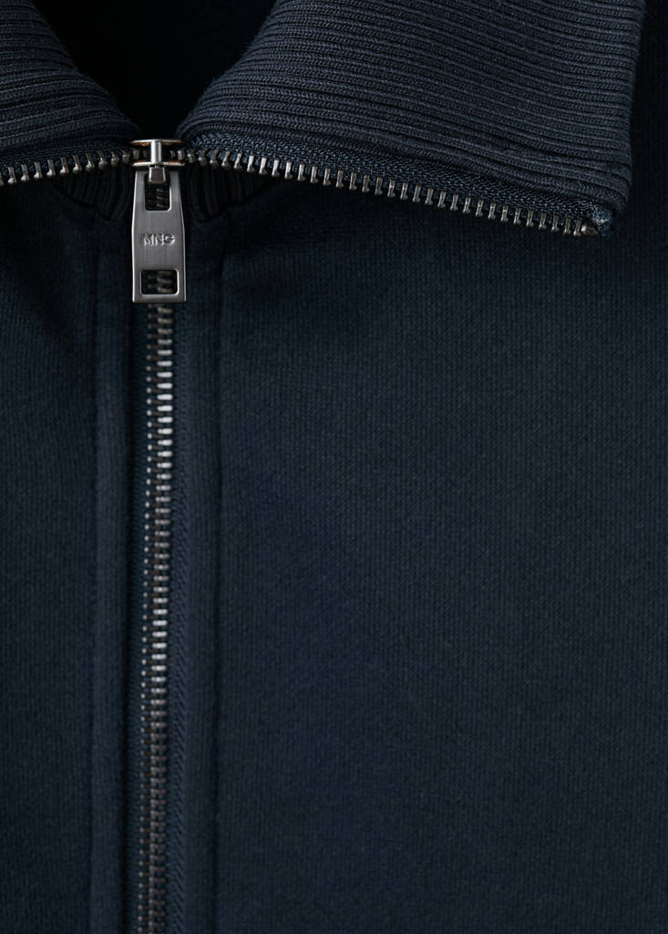 Zip sweatshirt — Navy