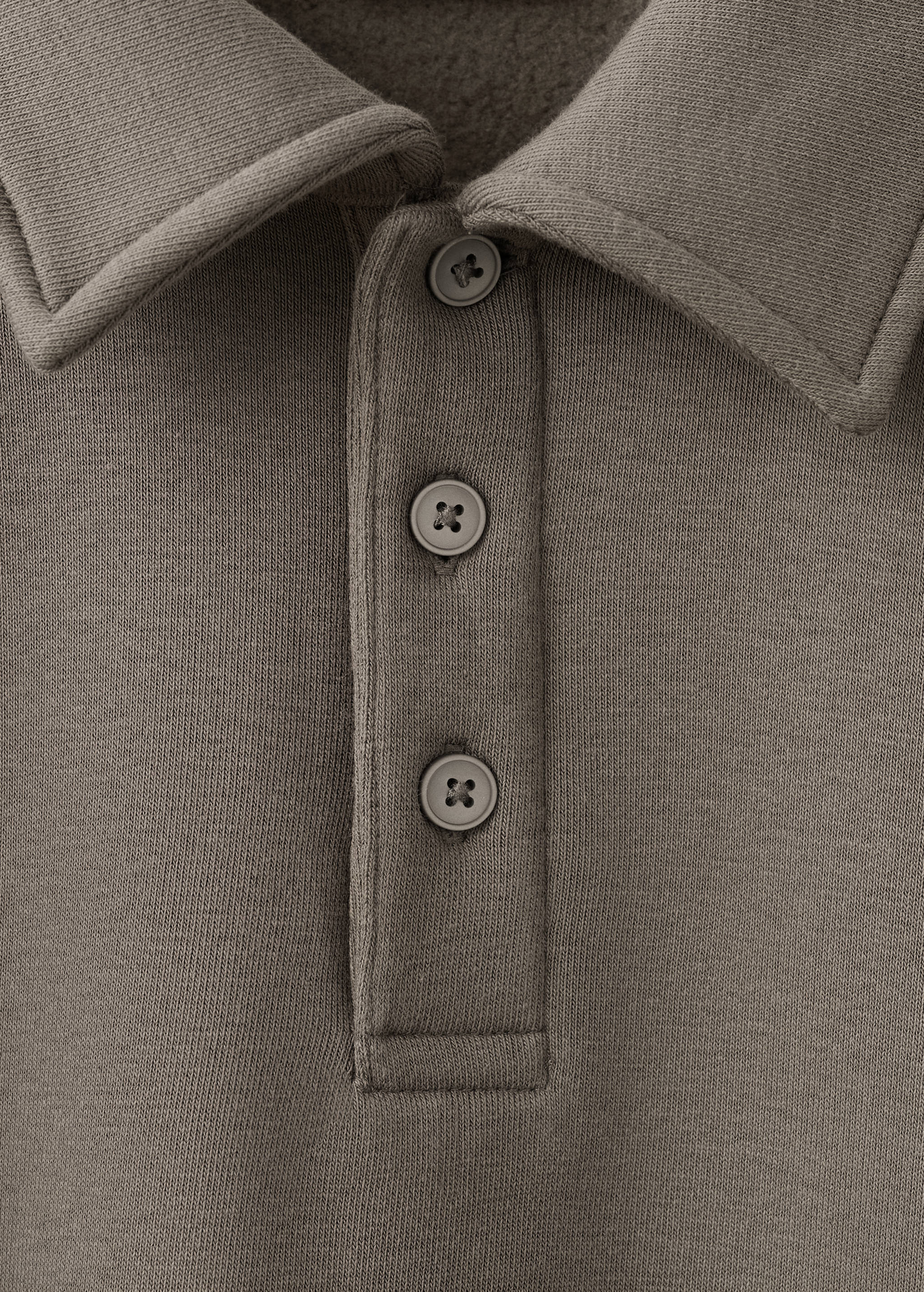 Sudadera polo regular fit - Detalle del artículo 8