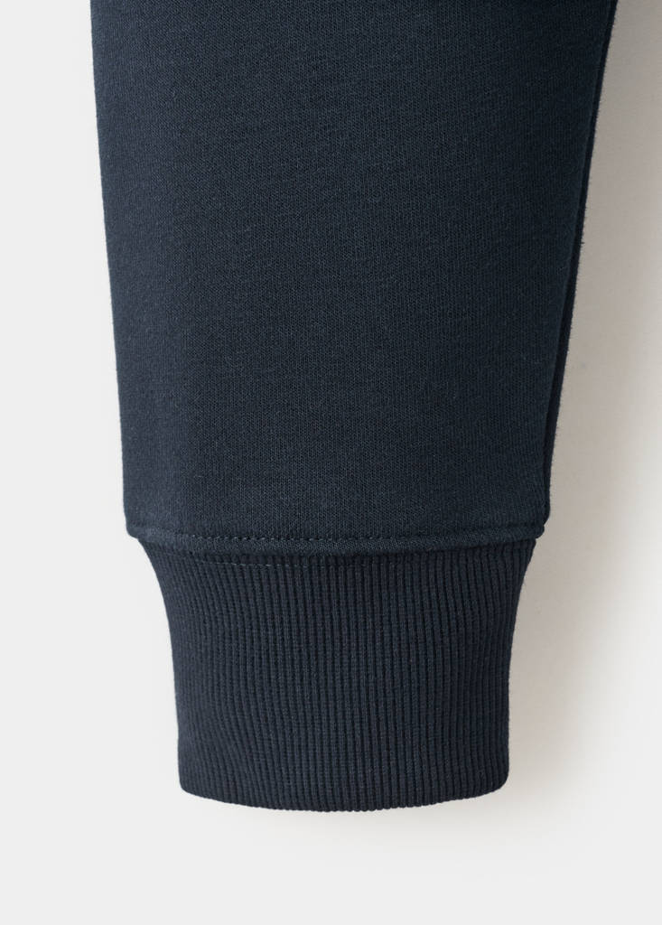 Regular-fit polo sweatshirt — Navy