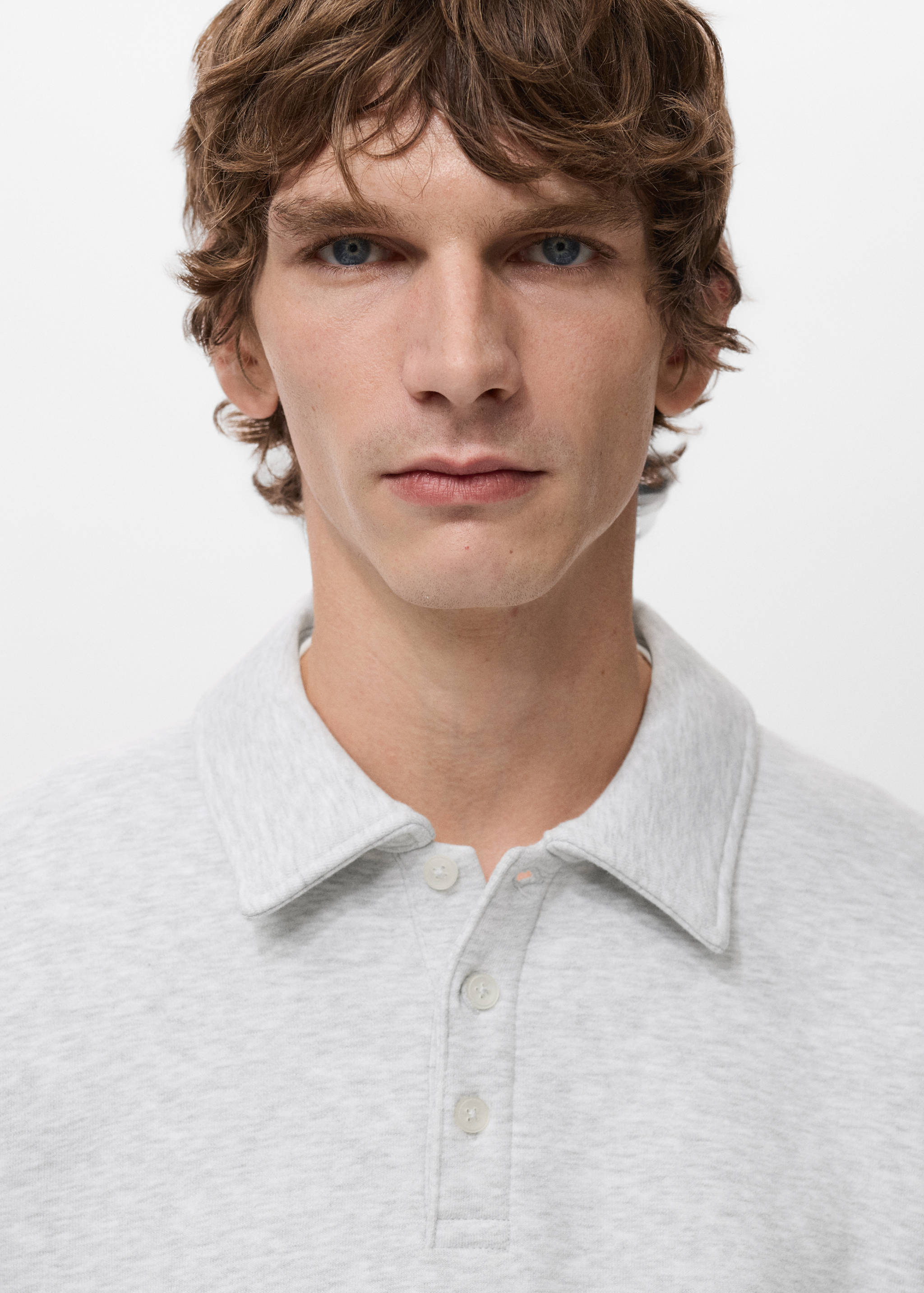 Sudadera polo regular fit - Detalle del artículo 1