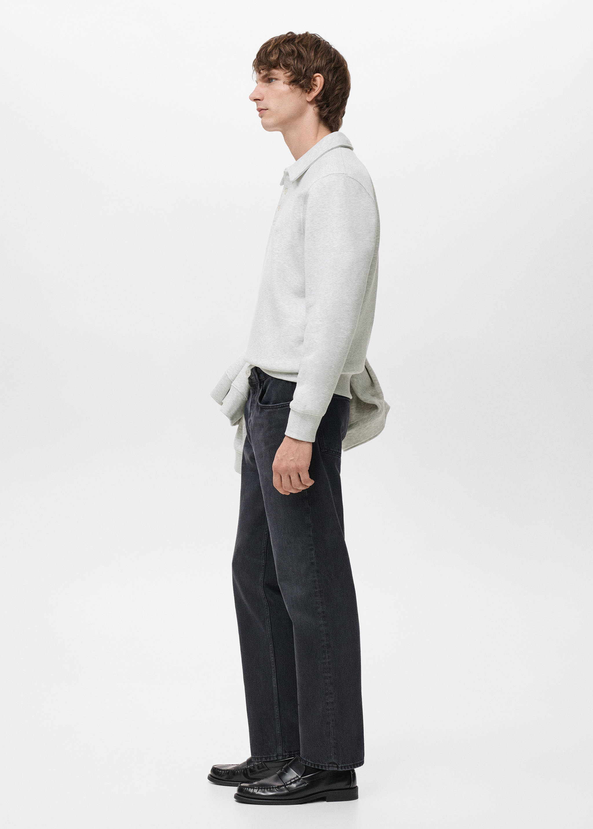 Sudadera polo regular fit - Detalle del artículo 2