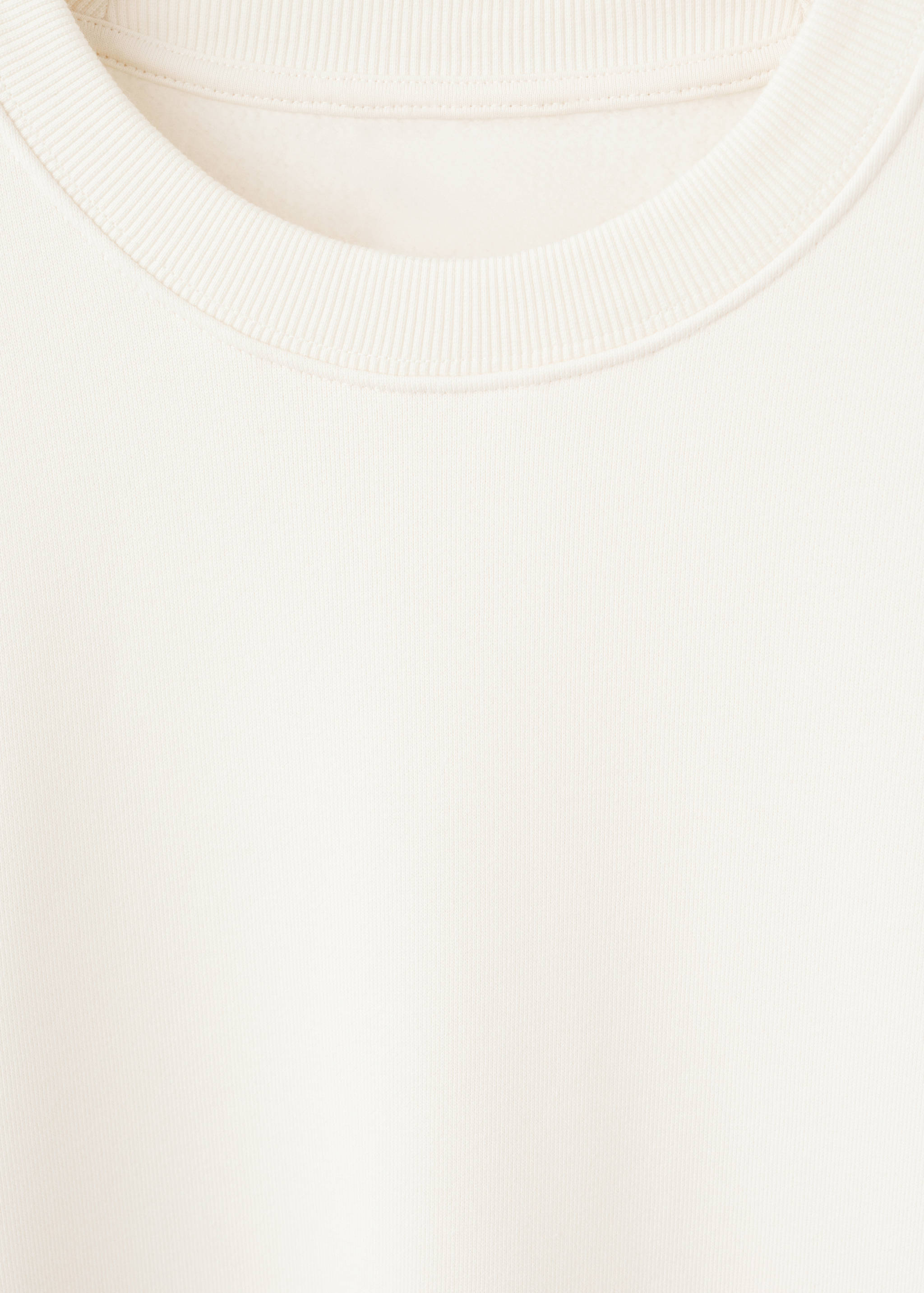 Cotton sweatshirt with soft-touch lining - Details of the article 8