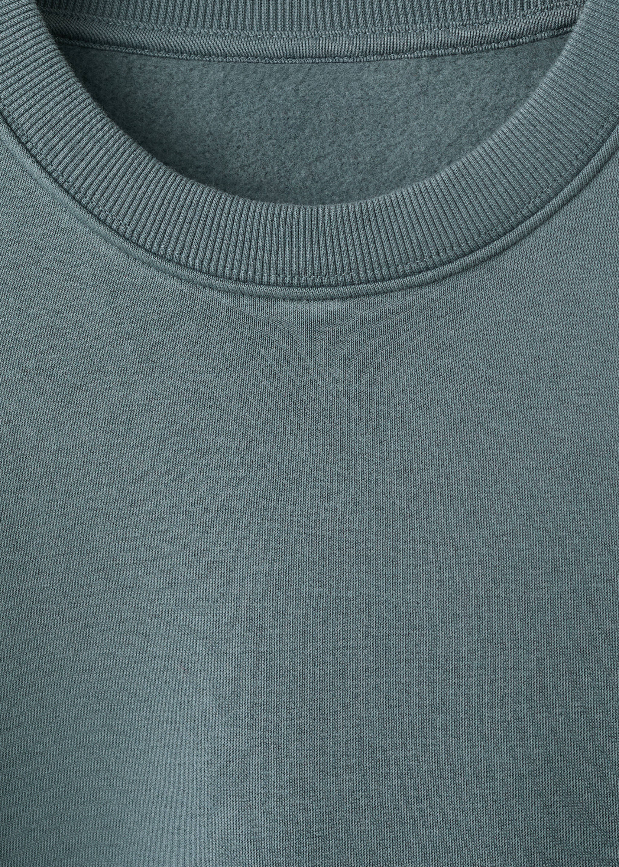 Cotton sweatshirt with soft-touch lining - Details of the article 8