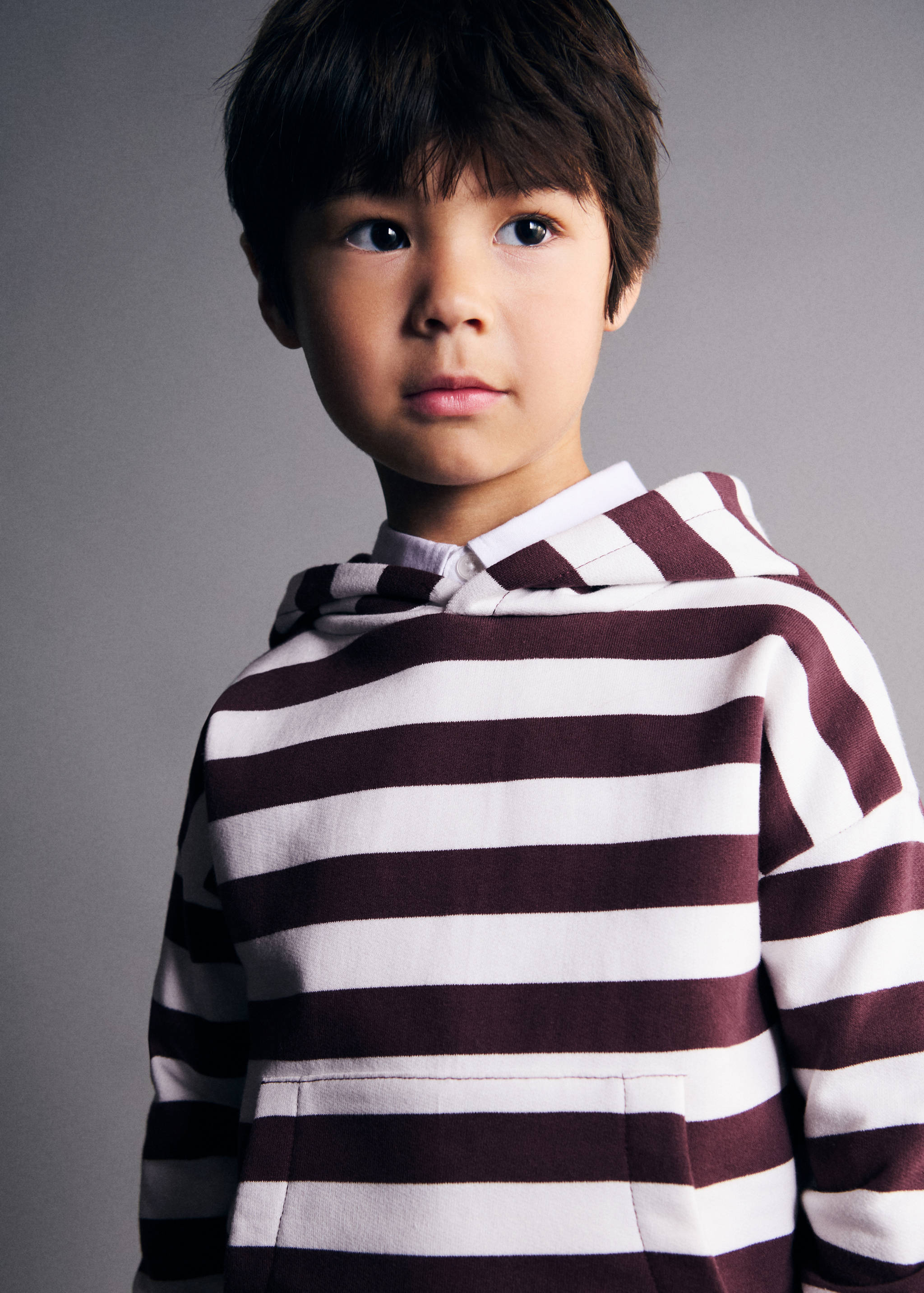 Sudadera rayas capucha - Detalle del artículo 1