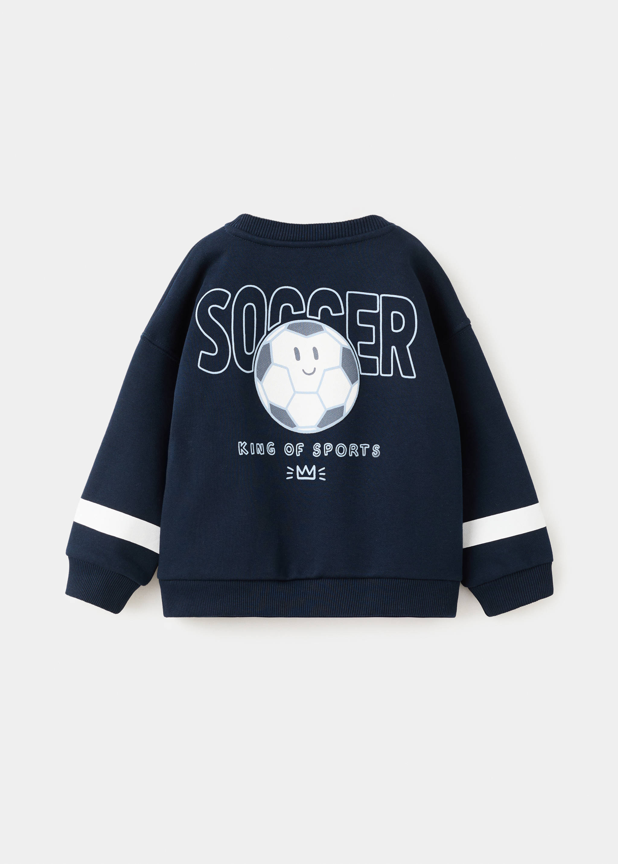 Sudadera algodón estampada - Reverso del artículo