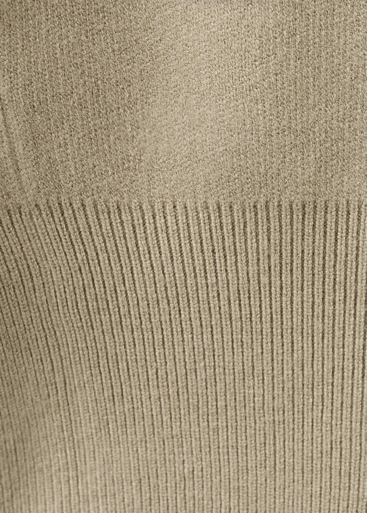 Oversized perkins-neck sweater — Light/Pastel Grey