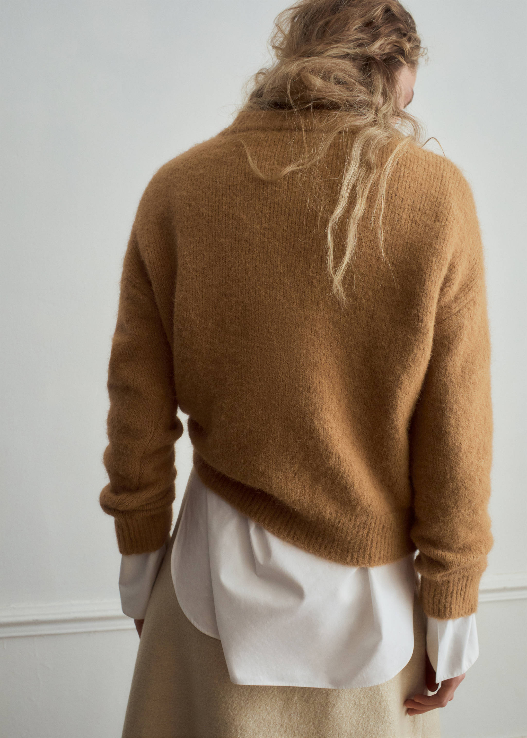 Alpaca-blend crew-neck sweater - Reverse of the article