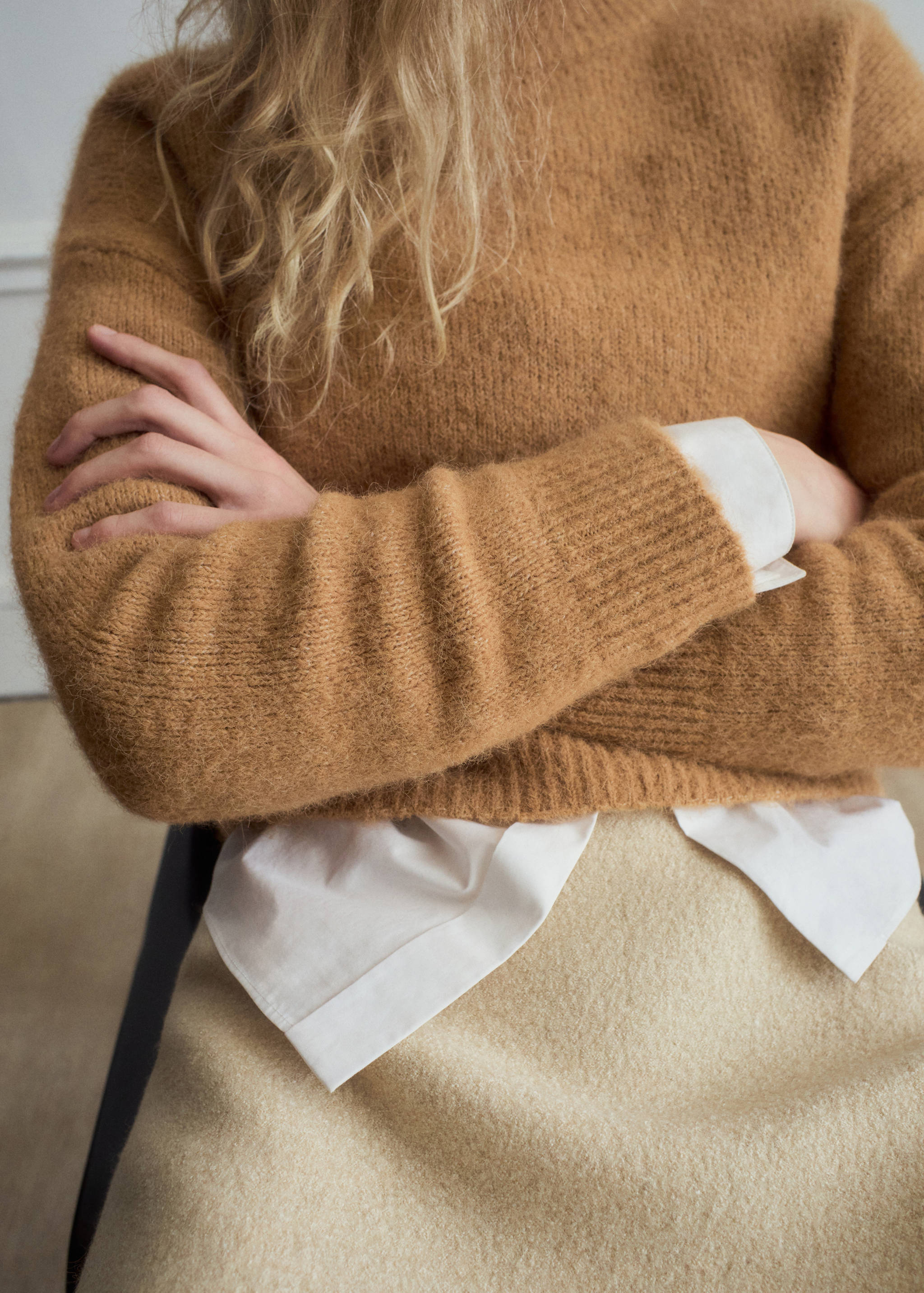 Alpaca-blend crew-neck sweater - Details of the article 6