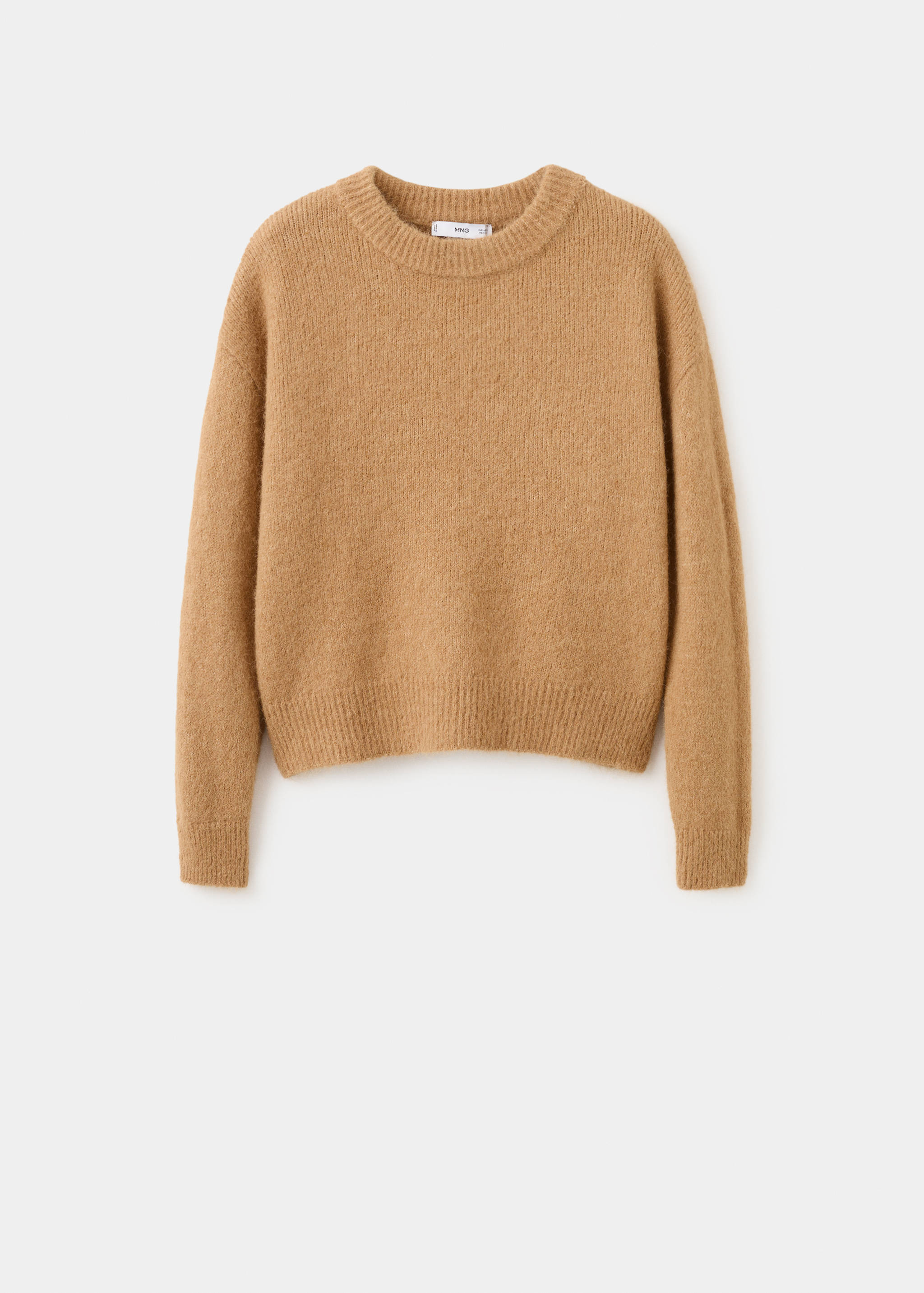Alpaca-blend crew-neck sweater - Article without model