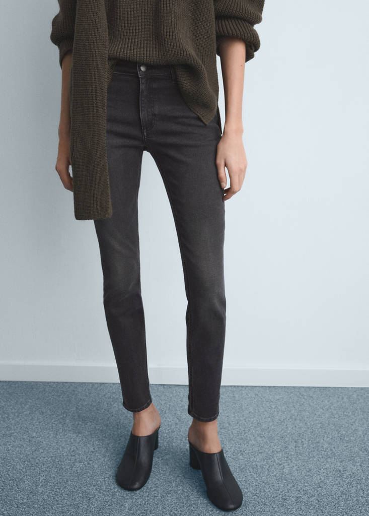 Mid-rise skinny jeans — Open Grey