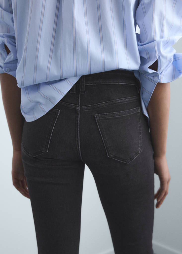 Mid-rise skinny jeans — Open Grey