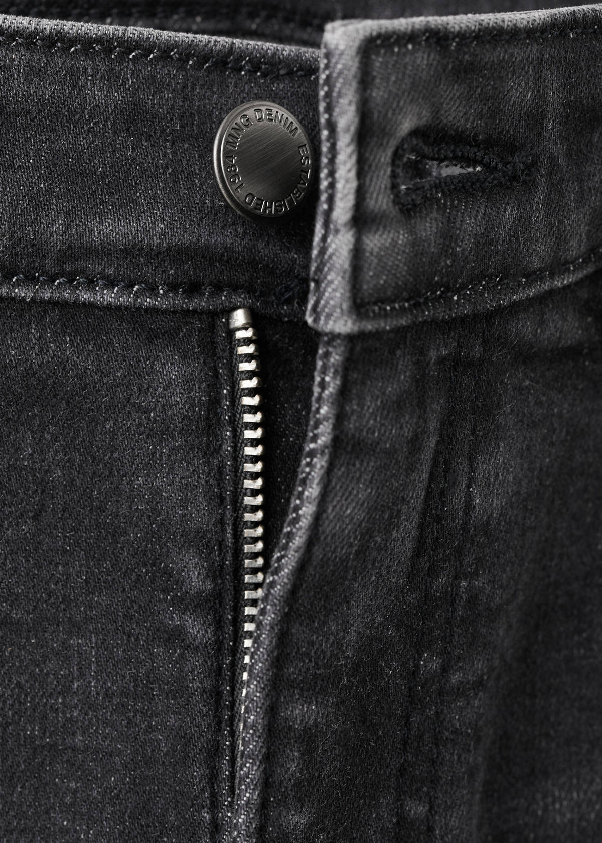 Mid-rise skinny jeans — Open Grey