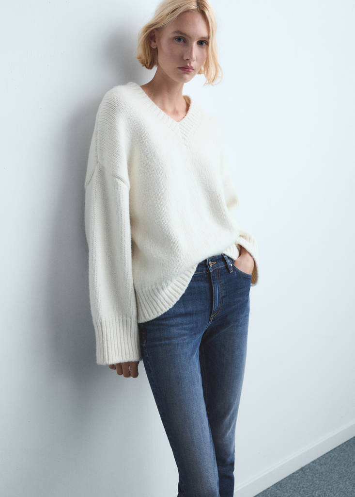 Mid-rise skinny jeans — Dark Blue