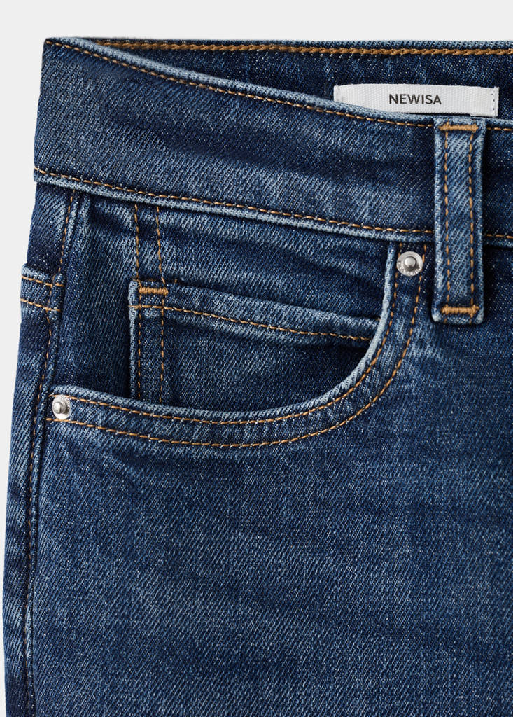 Mid-rise skinny jeans — Dark Blue
