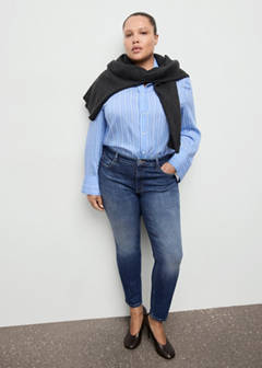 Mid-rise skinny jeans — Dark Blue 6