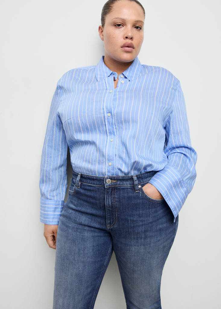 Mid-rise skinny jeans — Dark Blue