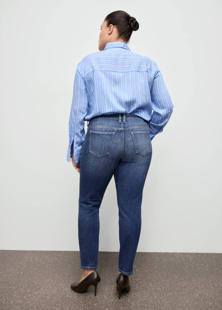 Mid-rise skinny jeans — Dark Blue