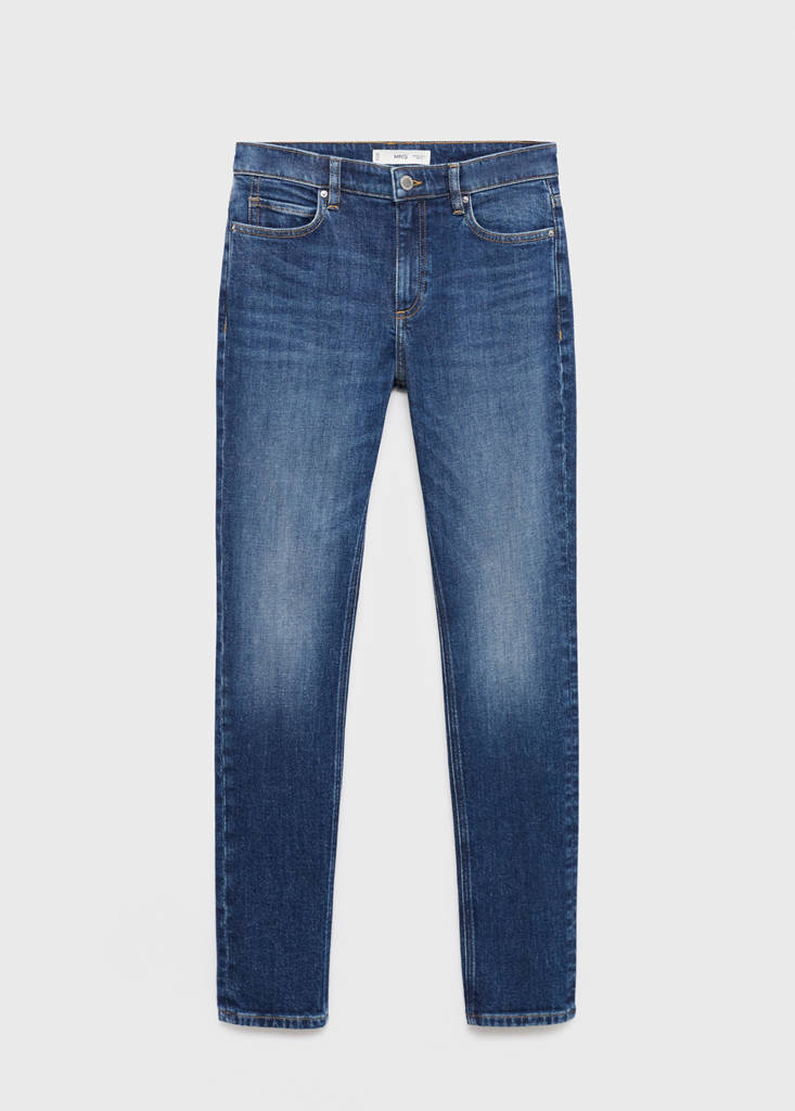 Mid-rise skinny jeans — Dark Blue